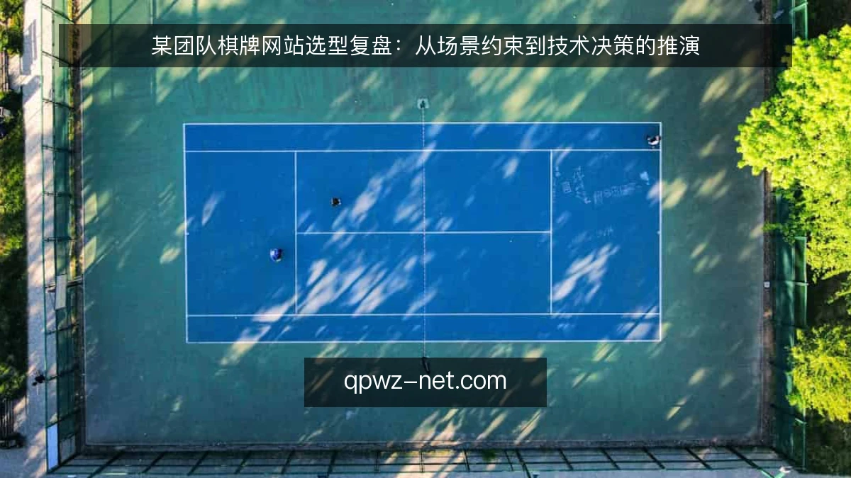 某团队棋牌网站选型复盘:从场景约束到技术决策的推演